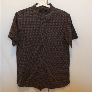 All Saints short sleeved button down